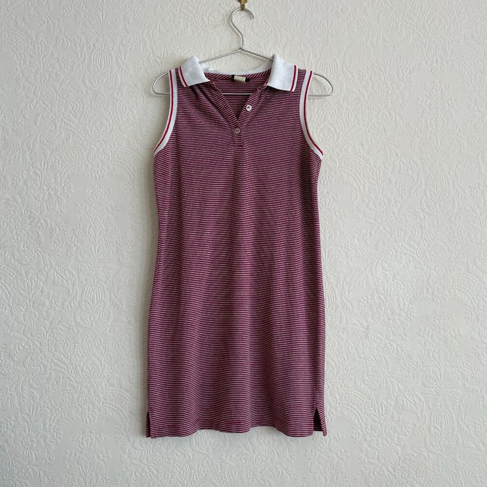 Vintage 90s stripe polo dress